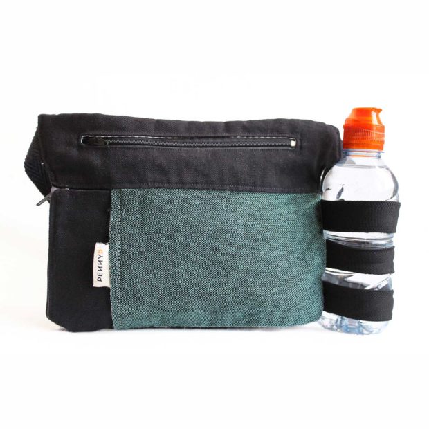 small fanny pack with water bottle holder