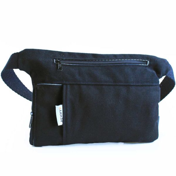 black fanny pack