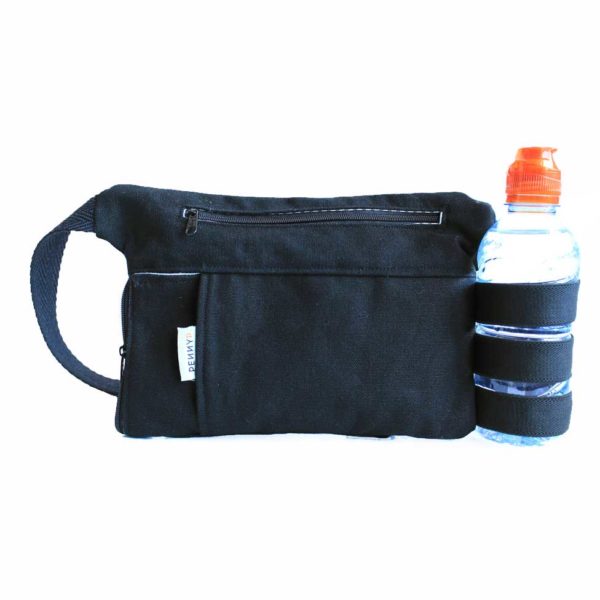 black fanny pack