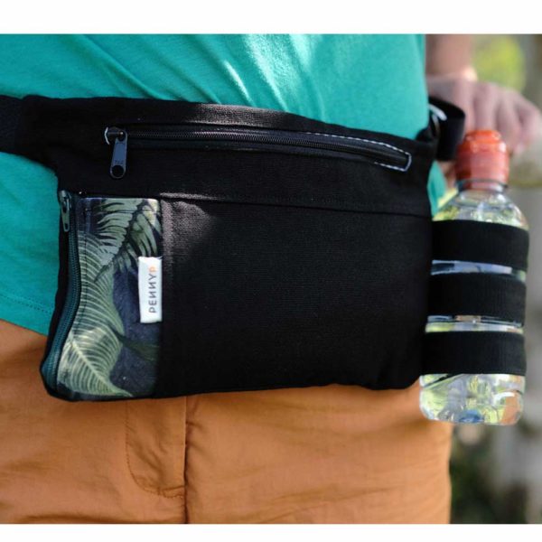 black fanny pack